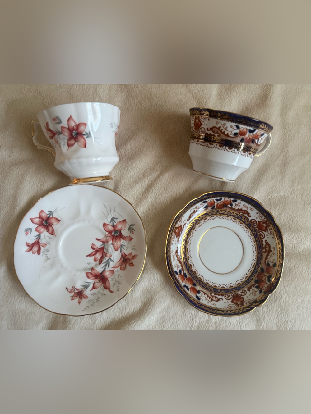 Vintage Royal Gregg England Bone China and Melba read below TWO SETS
